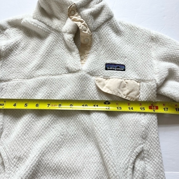 Patagonia Retool Snap-T Pullover Fleece Size Small Cream - Picture 7 of 9